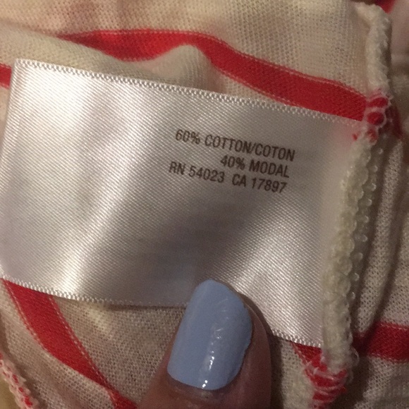 Lightweight Striped Long Sleeve Tee with Pockets - Picture 6 of 6